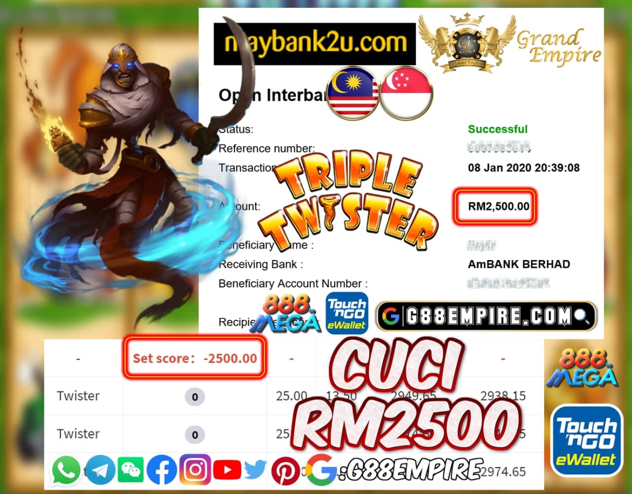 MEMBER MAIN TWISTER CUCI RM2500!!!