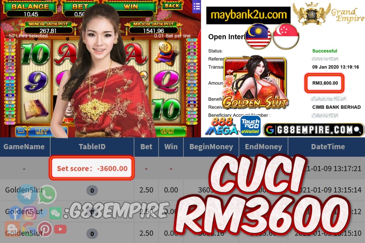 MEMBER MAIN GOLDEN SLUT CUCI RM3600!!!