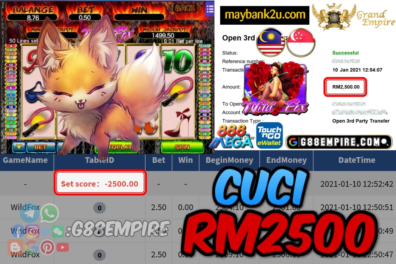 MEMBER MAIN WILDFOX CUCI RM2500!!!