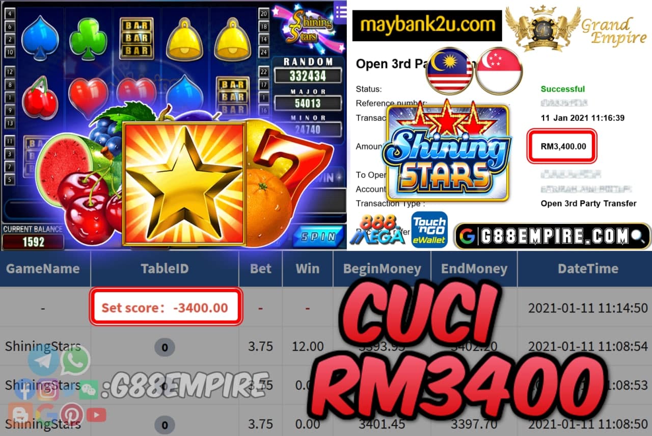 MEMBER MAIN SHINING STARS CUCI RM3400!!!