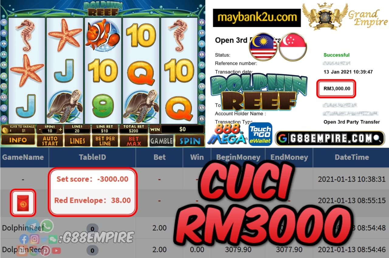 MEMBER MAIN DOLPHINREEF CUCI RM3000!!!