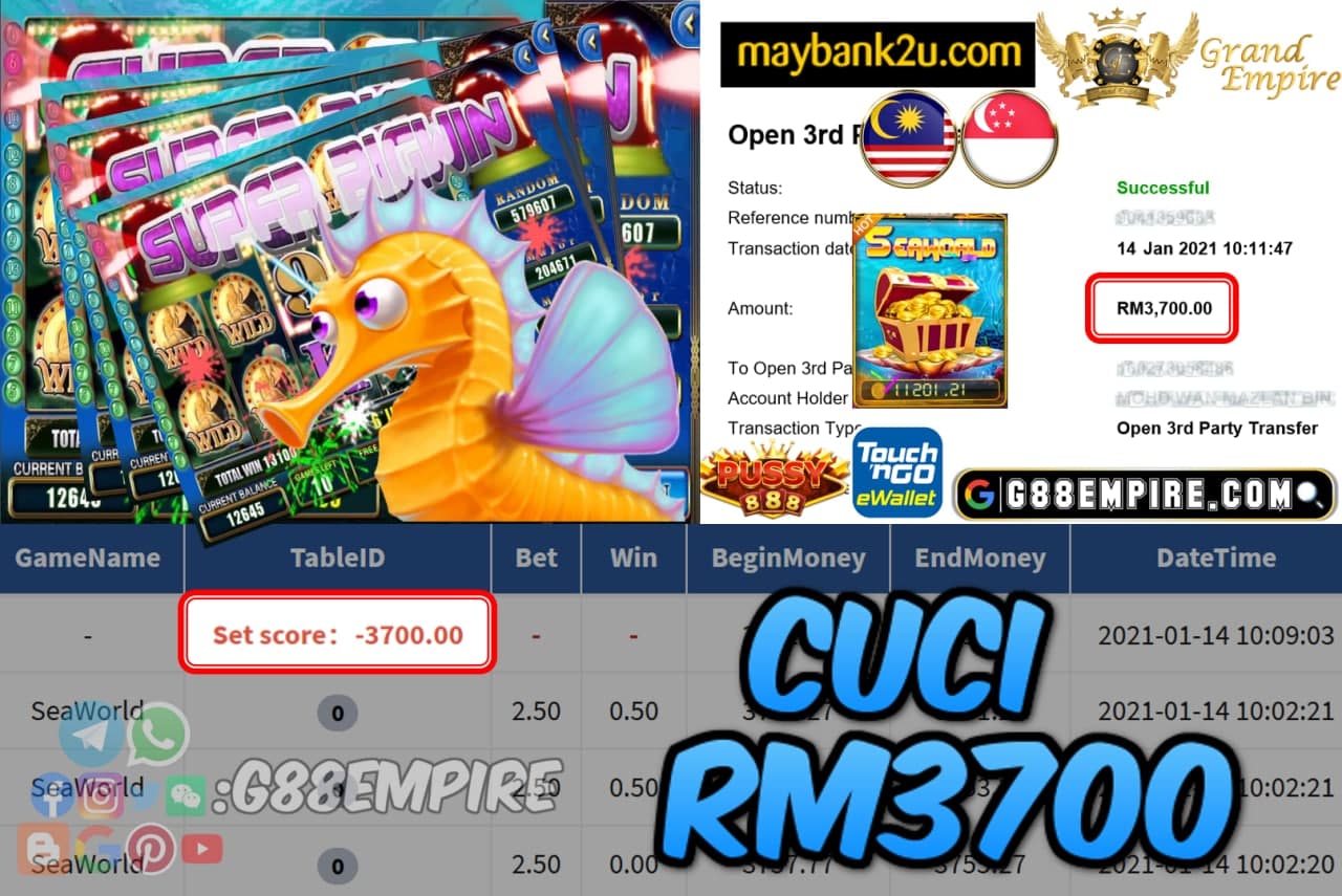 MEMBER MAIN SEAWORLD CUCI RM3700!!!