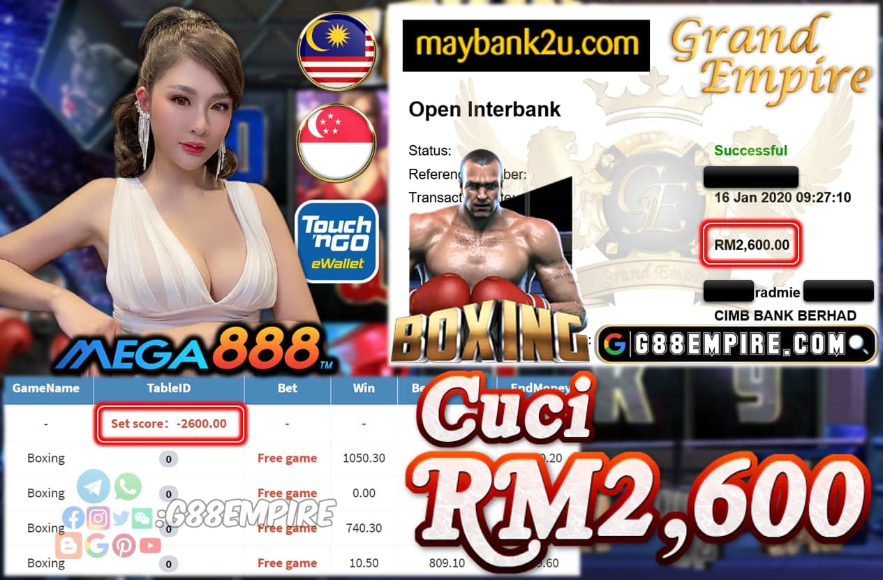 MMBR MAIN BOXING DPT CUCI RM2,600 !!