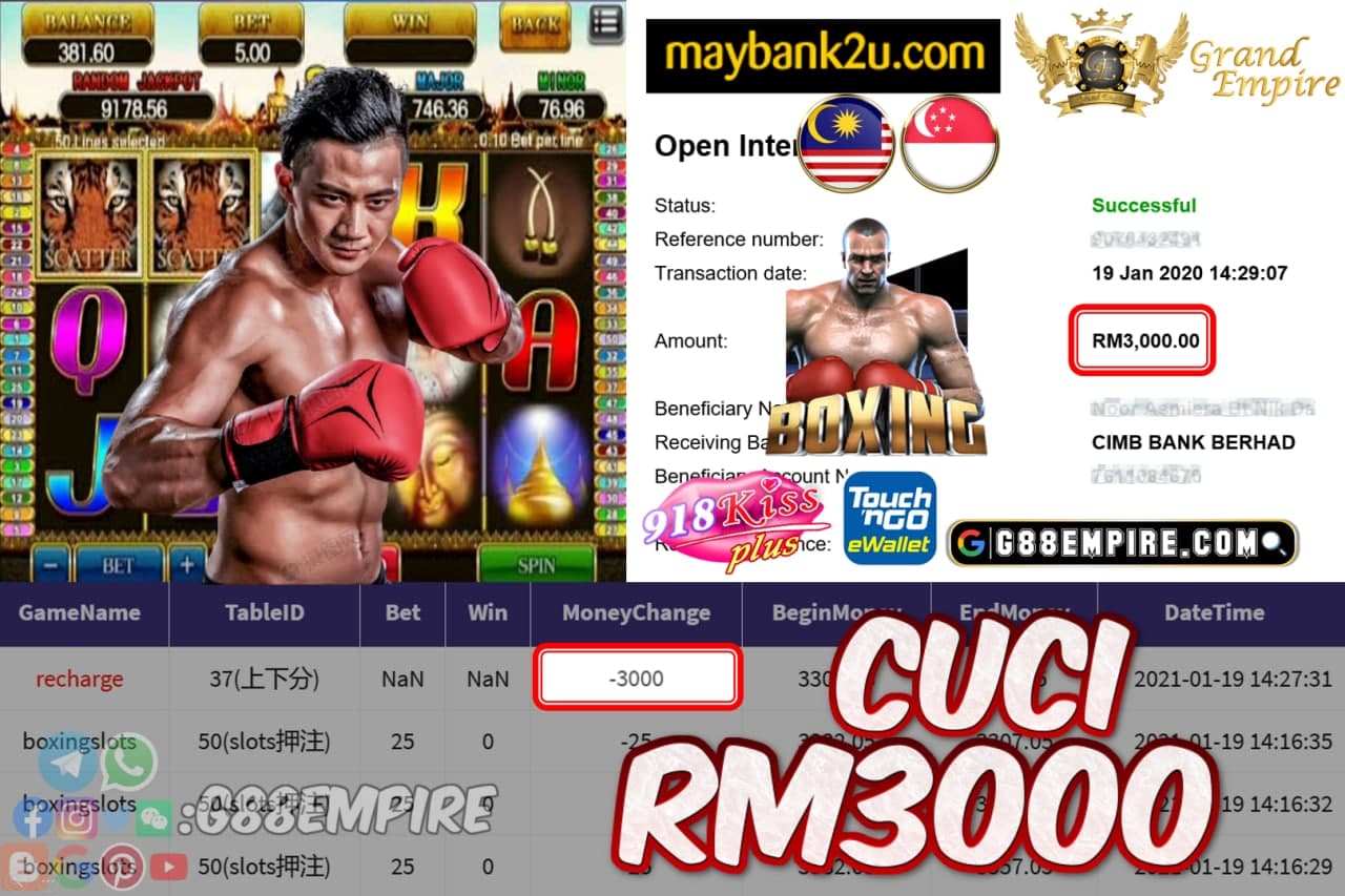 MEMBER MAIN BOXING CUCI RM3000!!!