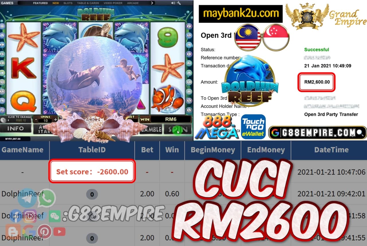 MEMBER MAIN DOLPHINREEF CUCI RM2600!!!