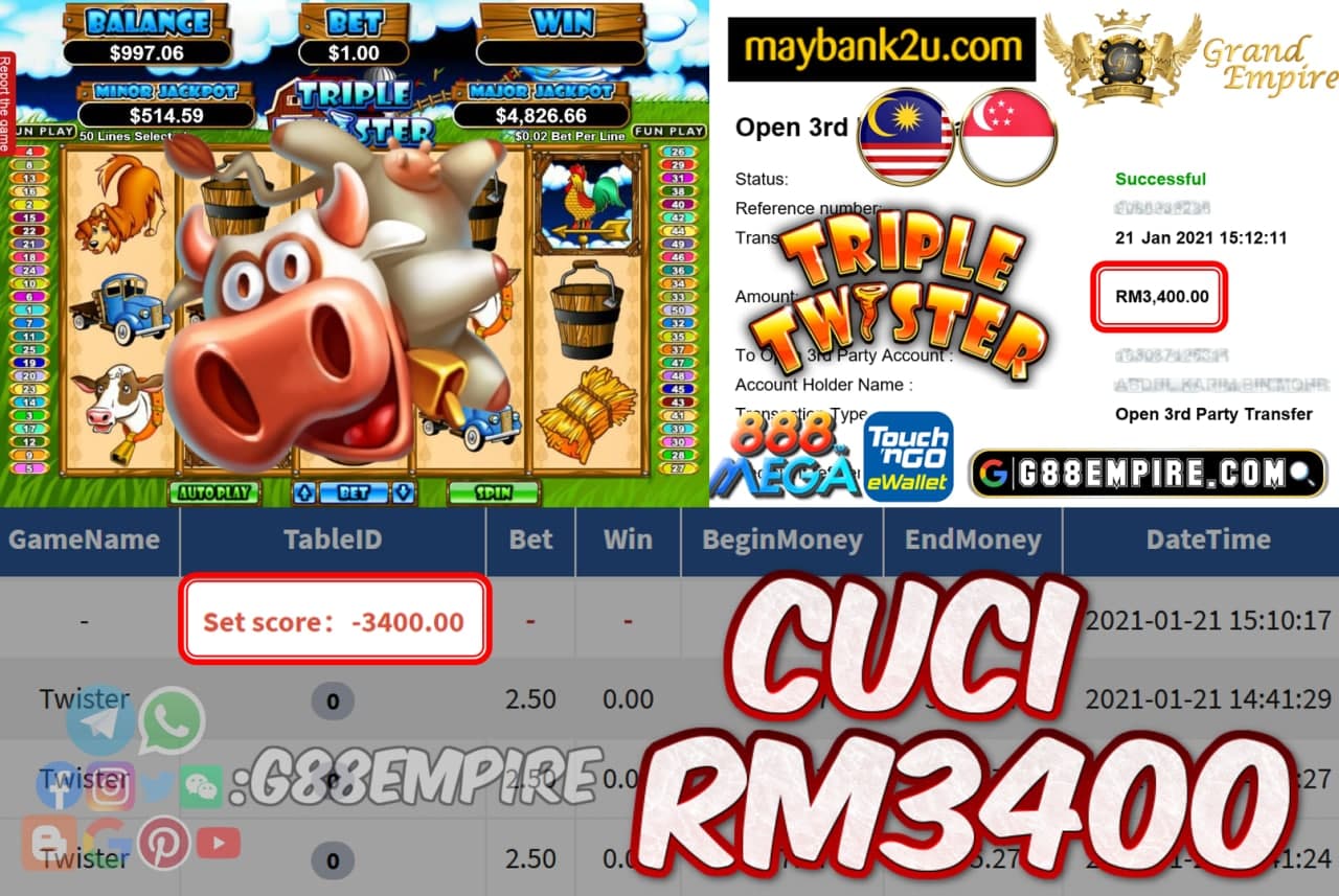 MEMBER MAIN TWISTER CUCI RM3400!!!