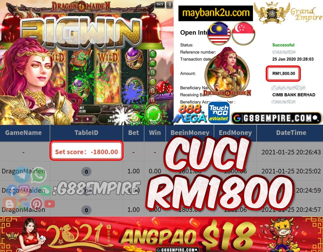 MEMBER MAIN DARGONMAIDEN CUCI RM1800!!!