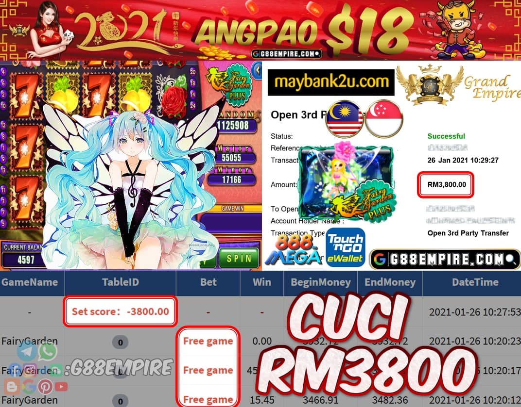 MEMBER MAIN FAIRY GARDEN CUCI RM3800!!!