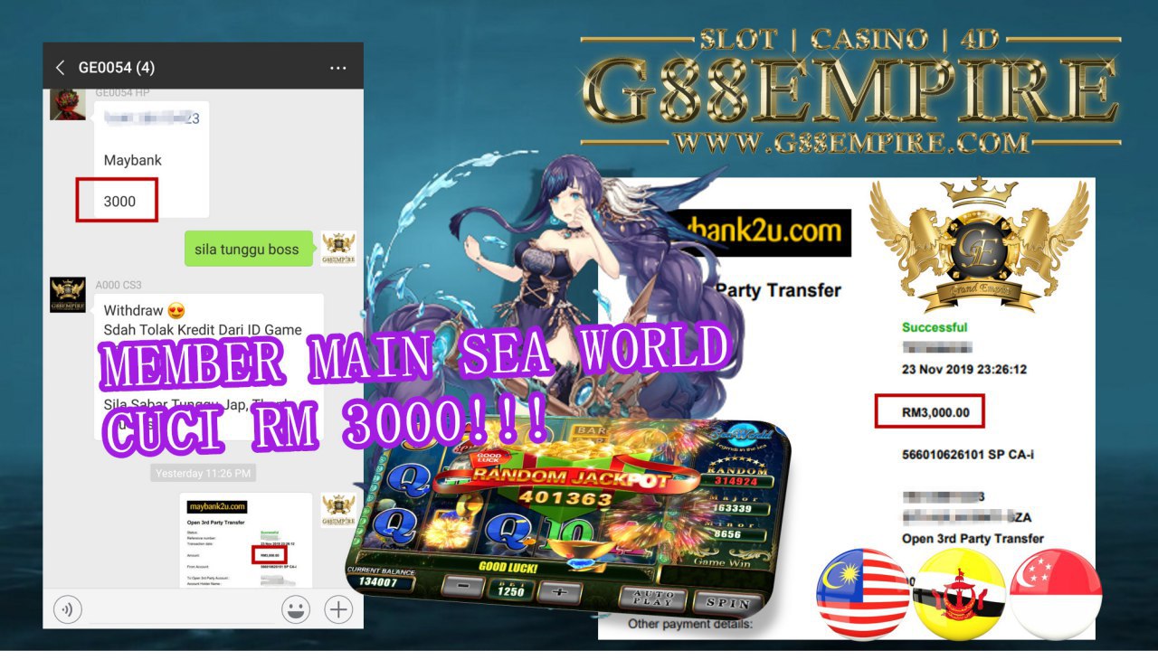 MEMBER MAIN SEAWORLD MINTA CUCI RM3,000 !!!