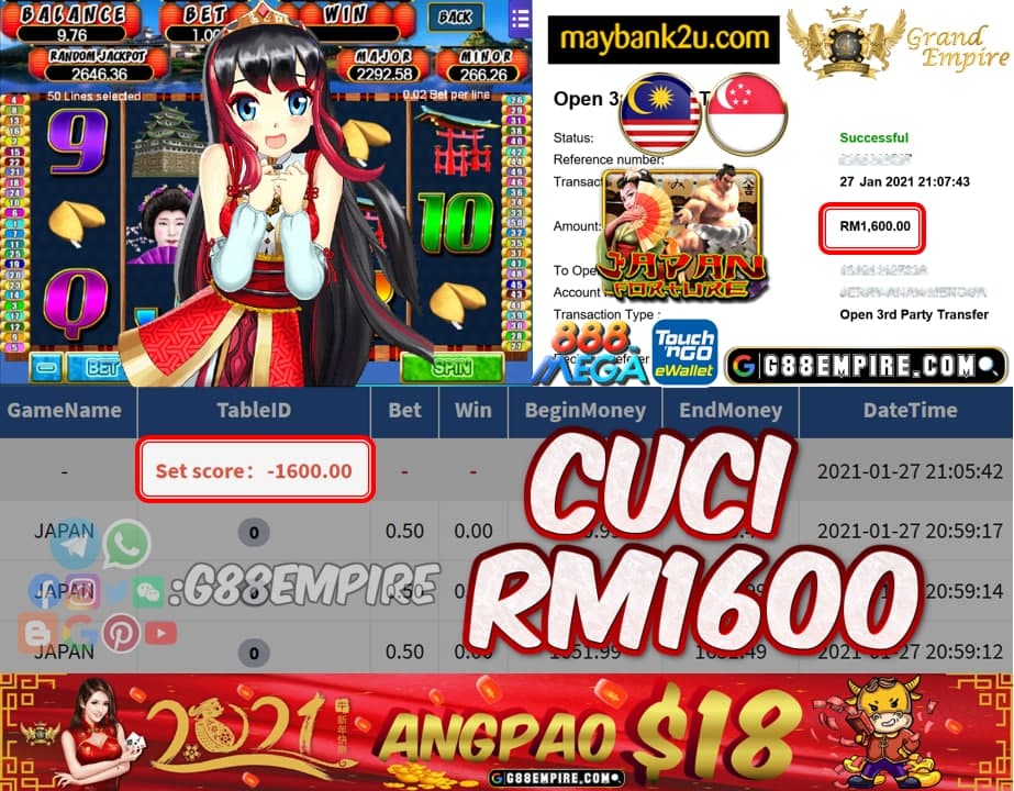 MEMBER MAIN JAPAN CUCI RM1600!!!