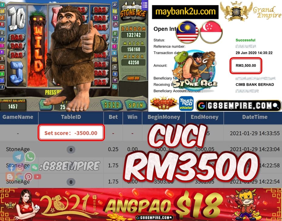 MEMBER MAIN STONEAGE CUCI RM3500!!!