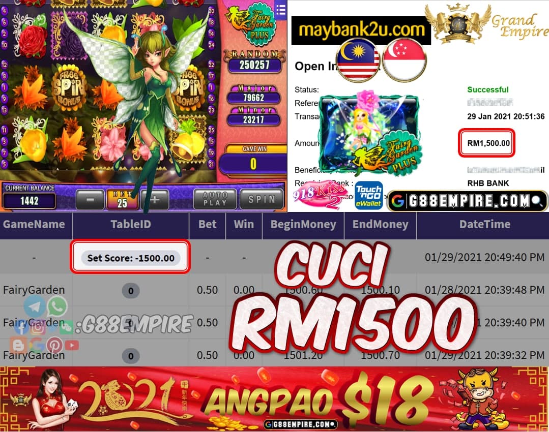 MEMBER MAIN FAIRY GARDEN CUCI RM1500!!!