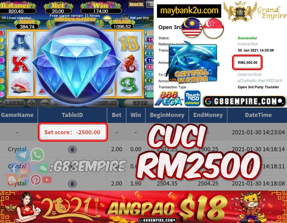 MEMBER MAIN CRYSTAL CUCI RM2500!!!