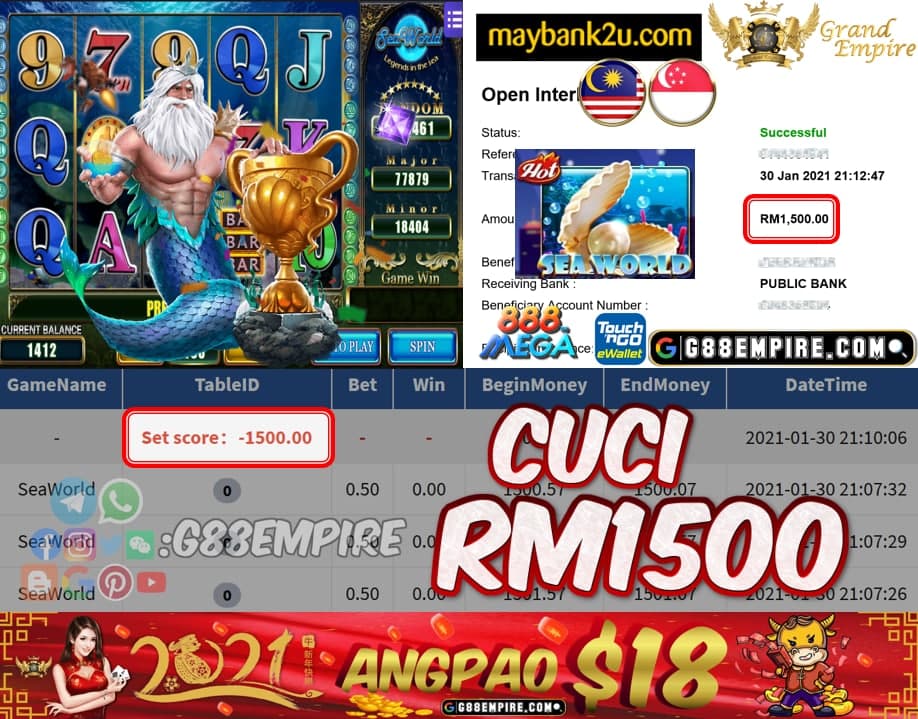 MEMBER MAIN SEAWORLD CUCI RM1500!!!