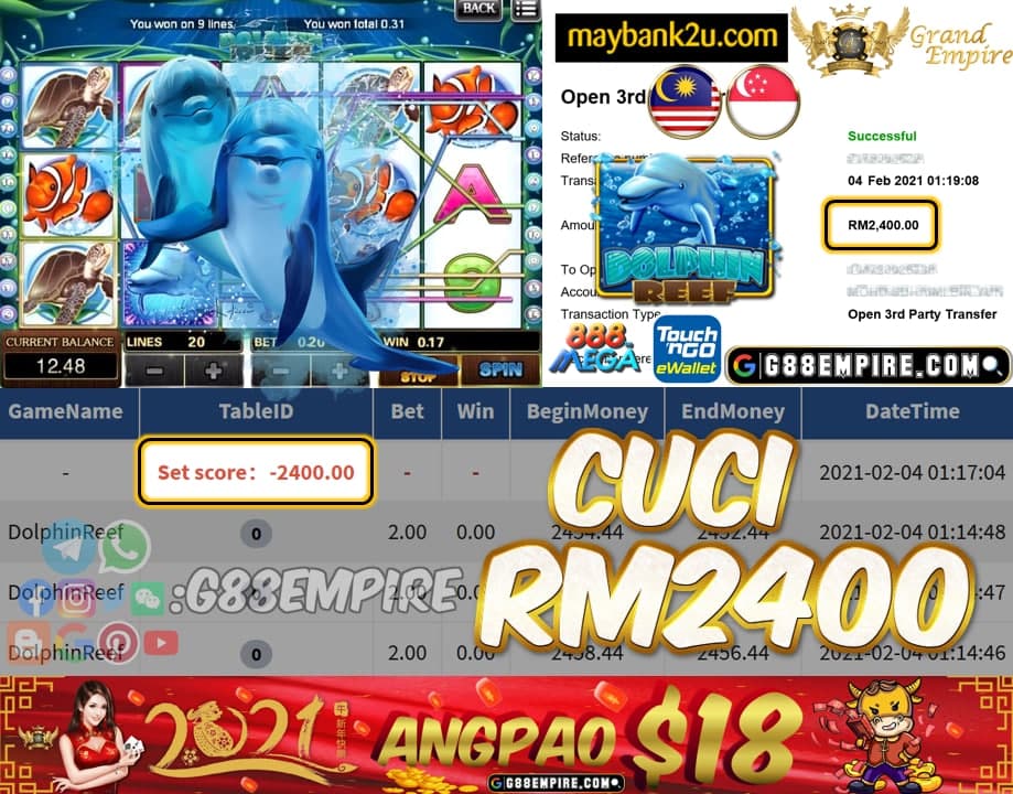 MEMBER MAIN DOLPHINREEF CUCI RM2400!!!