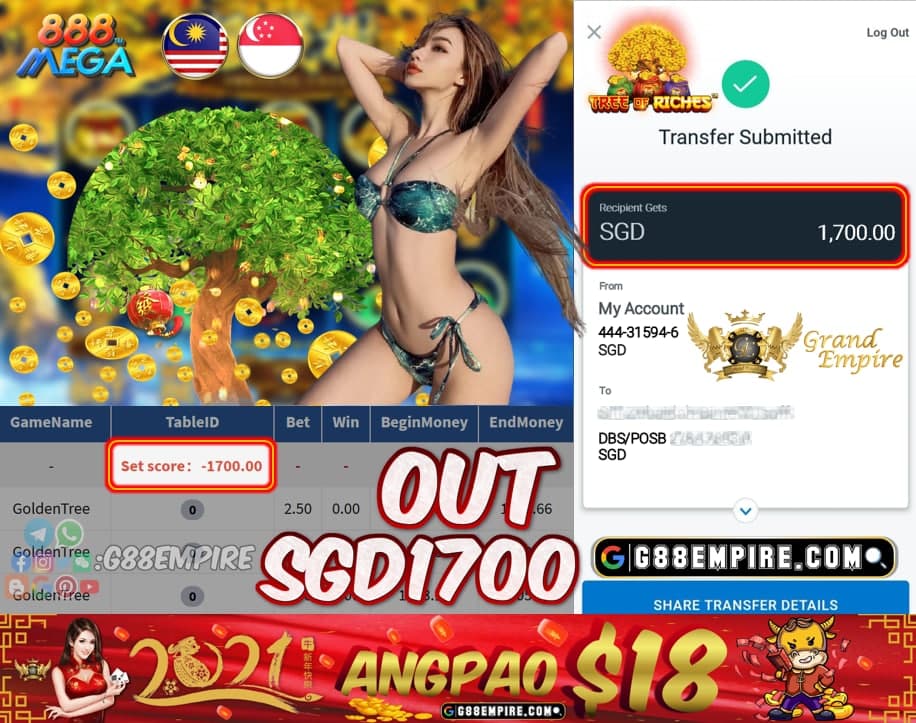 MMEBER MAIN GOLDENTREE OUT SGD1700!!!