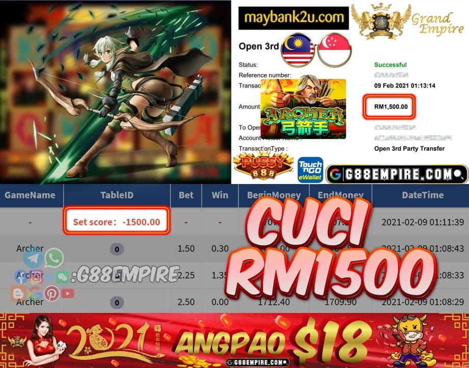 MEMBER MAIN ARCHER CUCI RM1500!!!