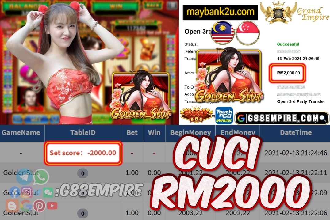 MEMBER MAIN GOLDENSLUT CUCI RM2000!!!