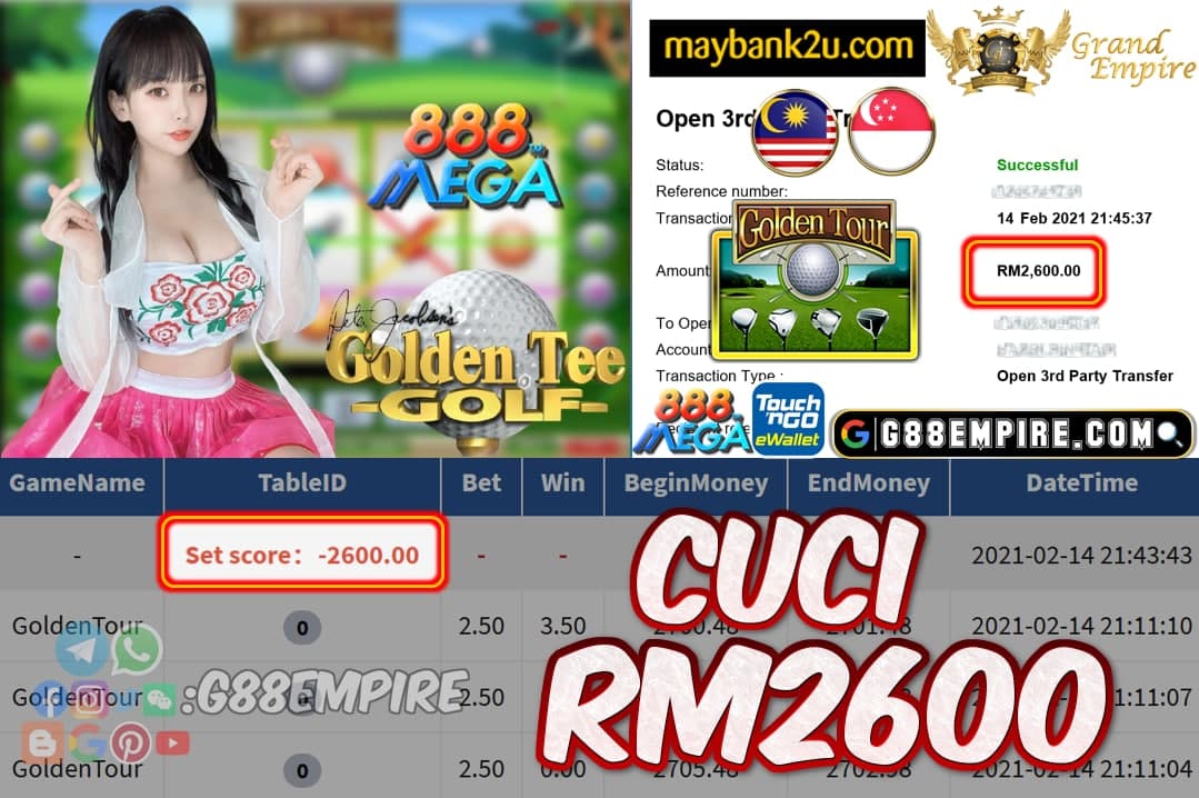 MEMBER MAIN GOLDENTOUR CUCI RM2600 !!!