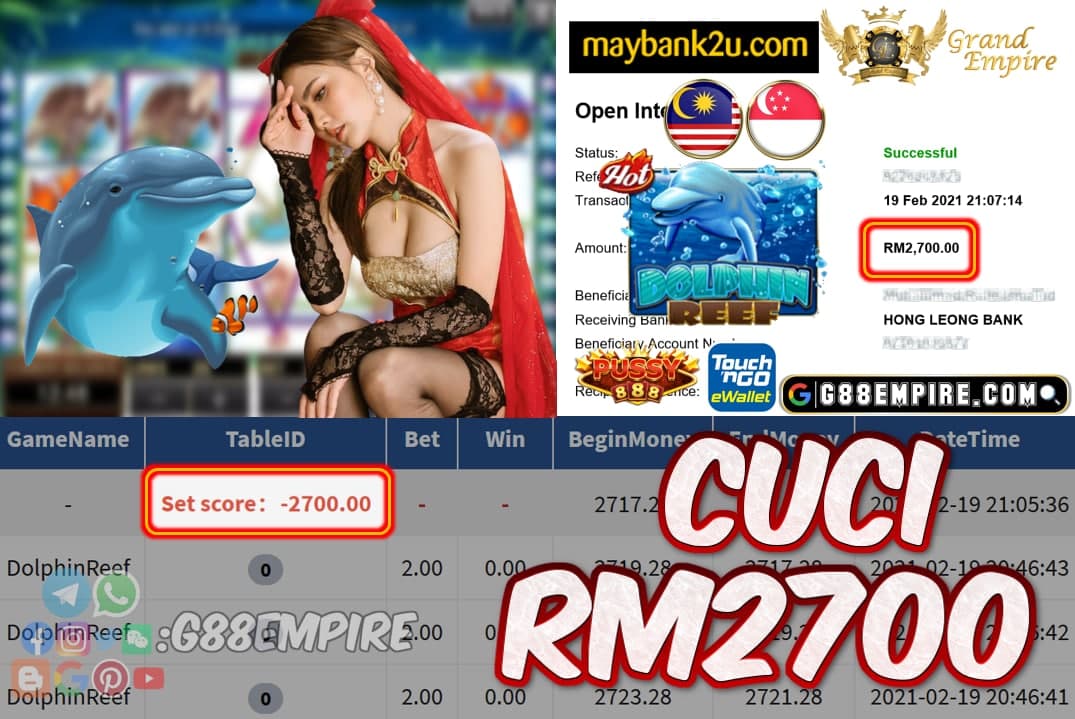 MEMBER MAIN DOLPHINREEF CUCI RM2700!!!