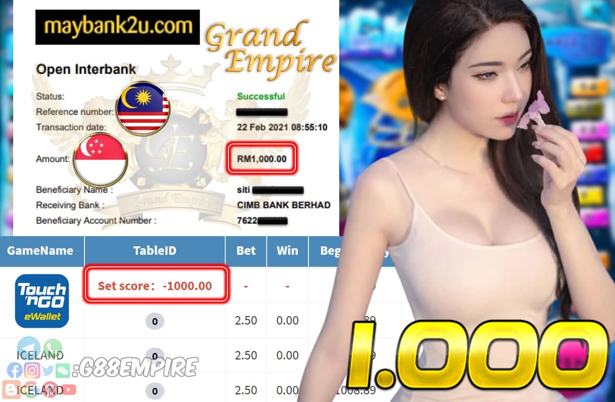 MEMBER MAIN ICELAND LAGI DAPAT CUCI RM 1.000!!!