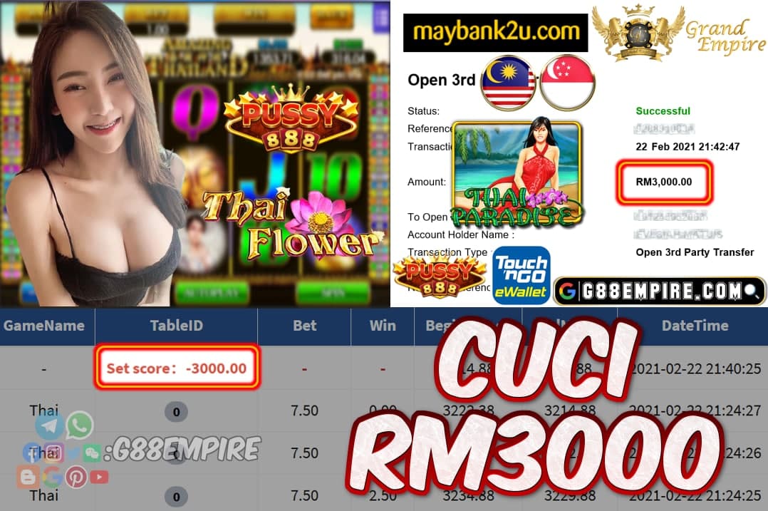 MEMBER MAIN THAI CUCI RM3000!!!