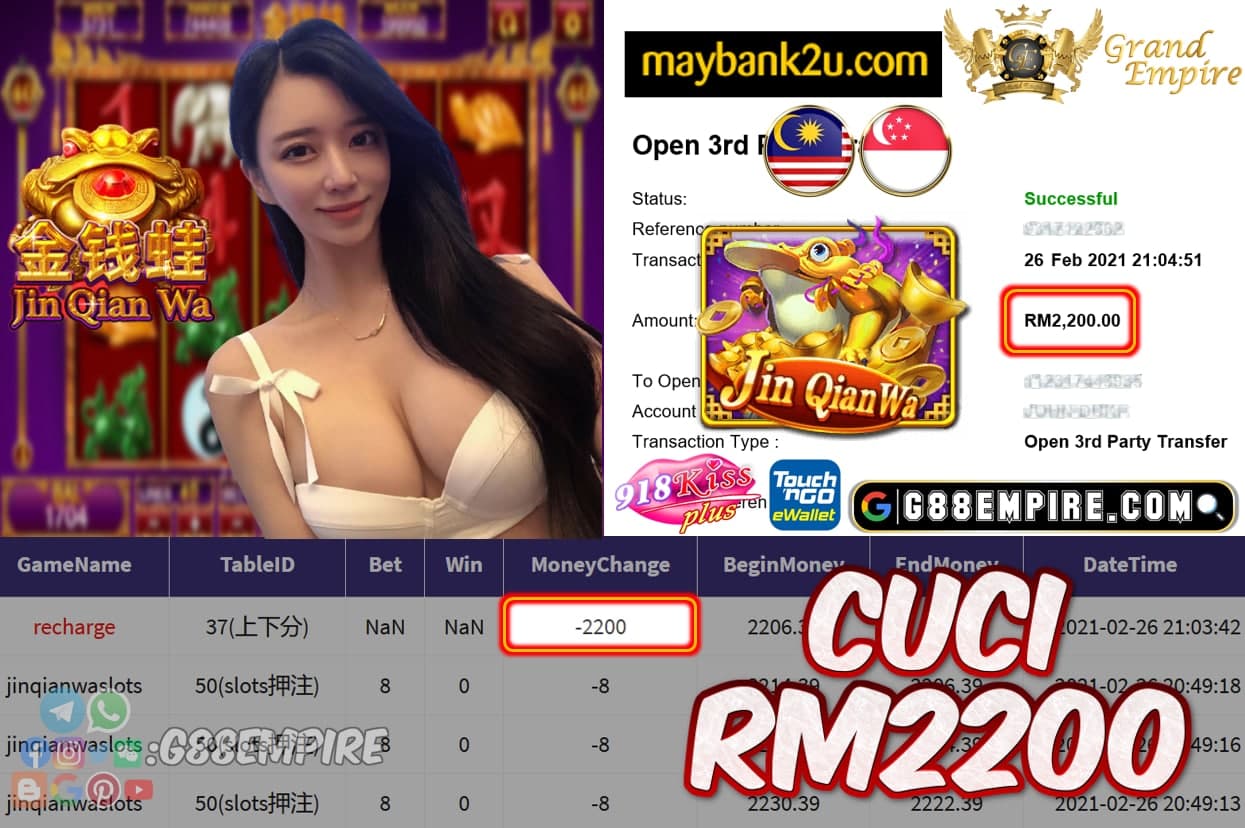 MEMBER MAIN JINGQIANWA CUCI RM2200!!!