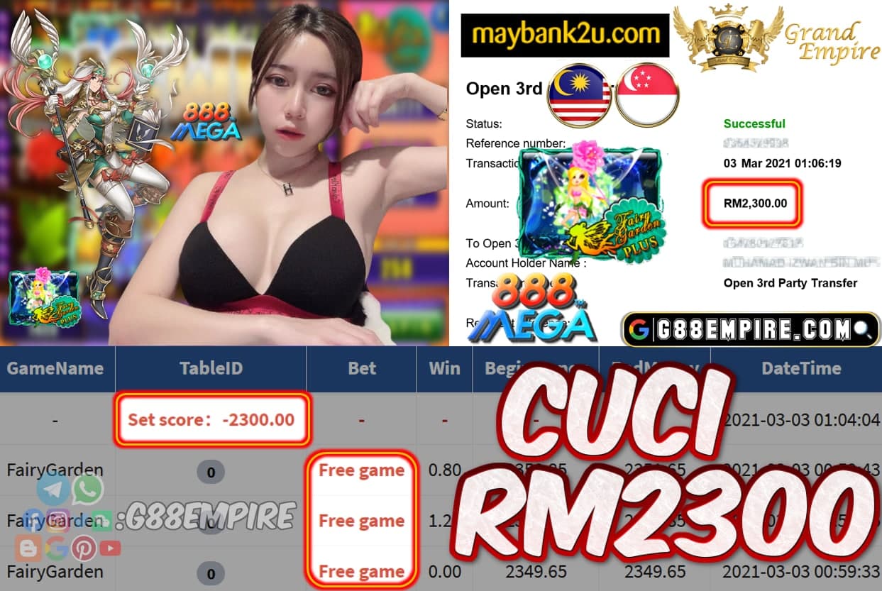 MEGA888 - FAIRYGARDEN CUCI RM2300!!!