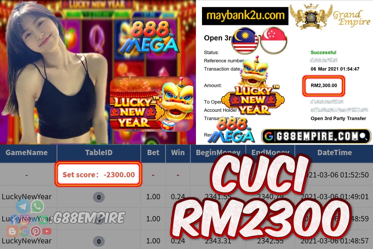 MEGA888 - LUCKYNEWYEAR CUCI RM2300 !!!