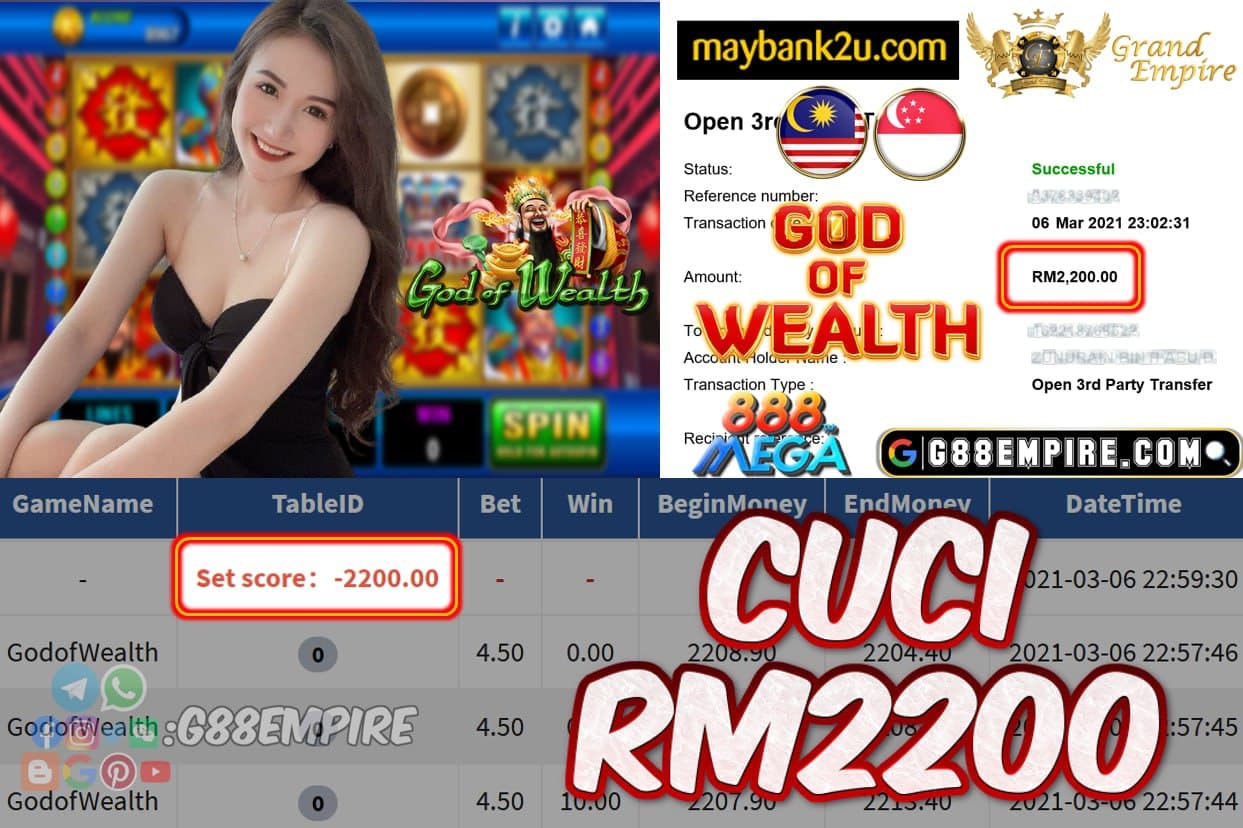 MEGA888 - GODOFWEATH CUCI RM2200!!!