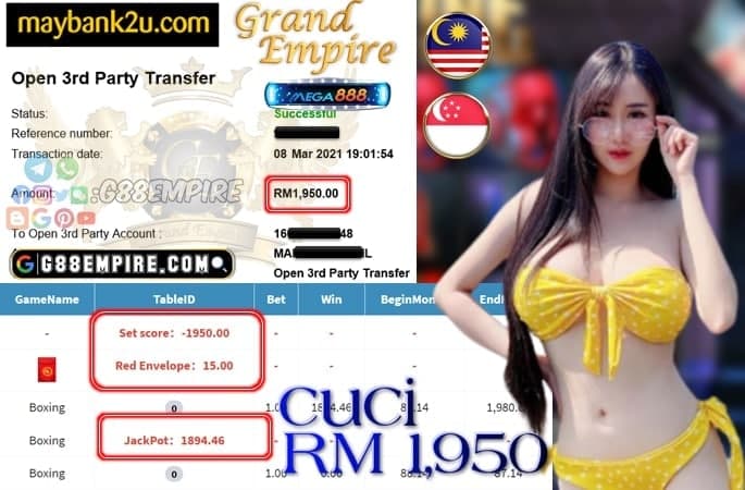 MEGA888-BOXING CUCI RM1,950