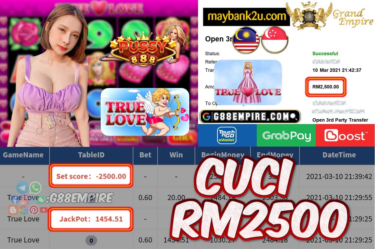 PUSSY888 - TRUE LOVE CUCI RM2500!!!