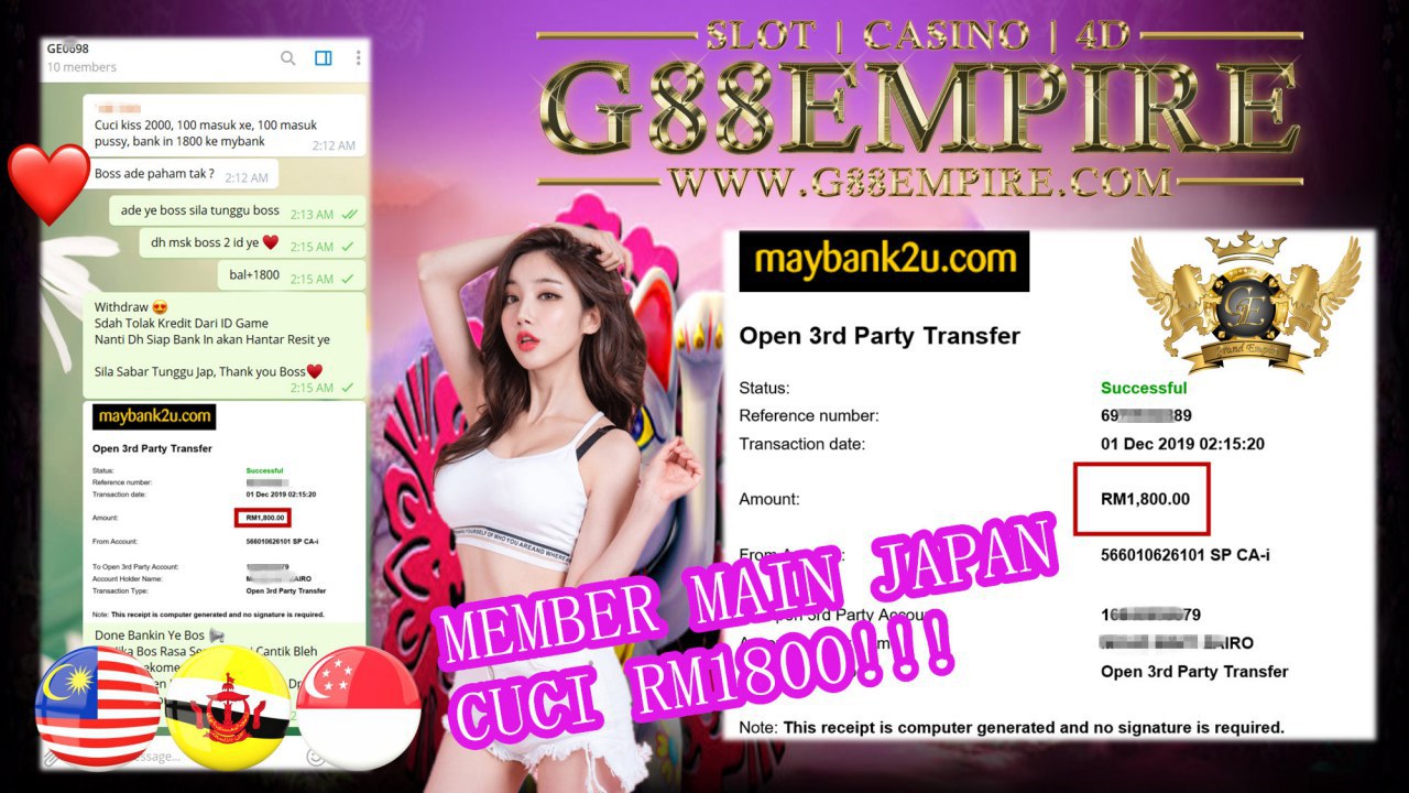 MEMBER MAIN JAPAN MINTA CUCI RM1,800 !!