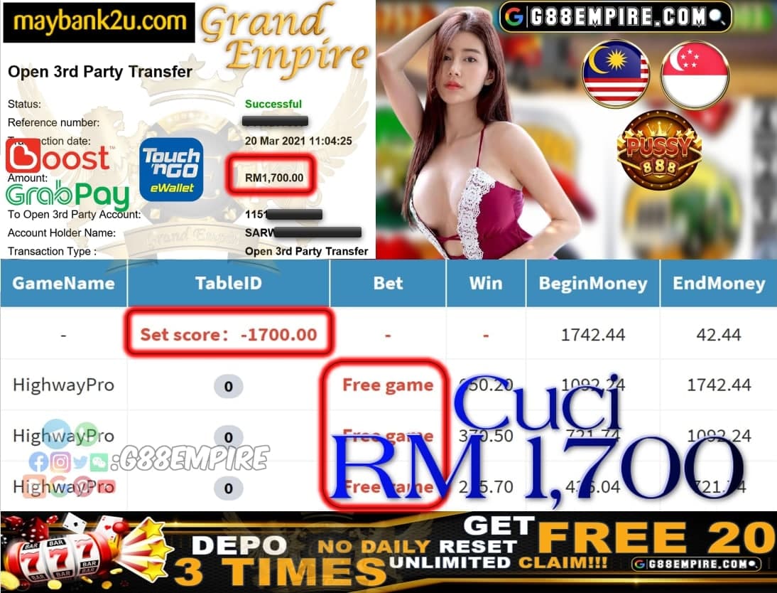 PUSSY888-HIGHWAYPRO CUCI RM1,700!!!