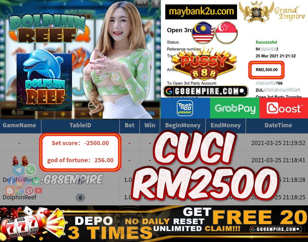 PUSSY888 - DOFPHINREEF CUCI RM2500!!!