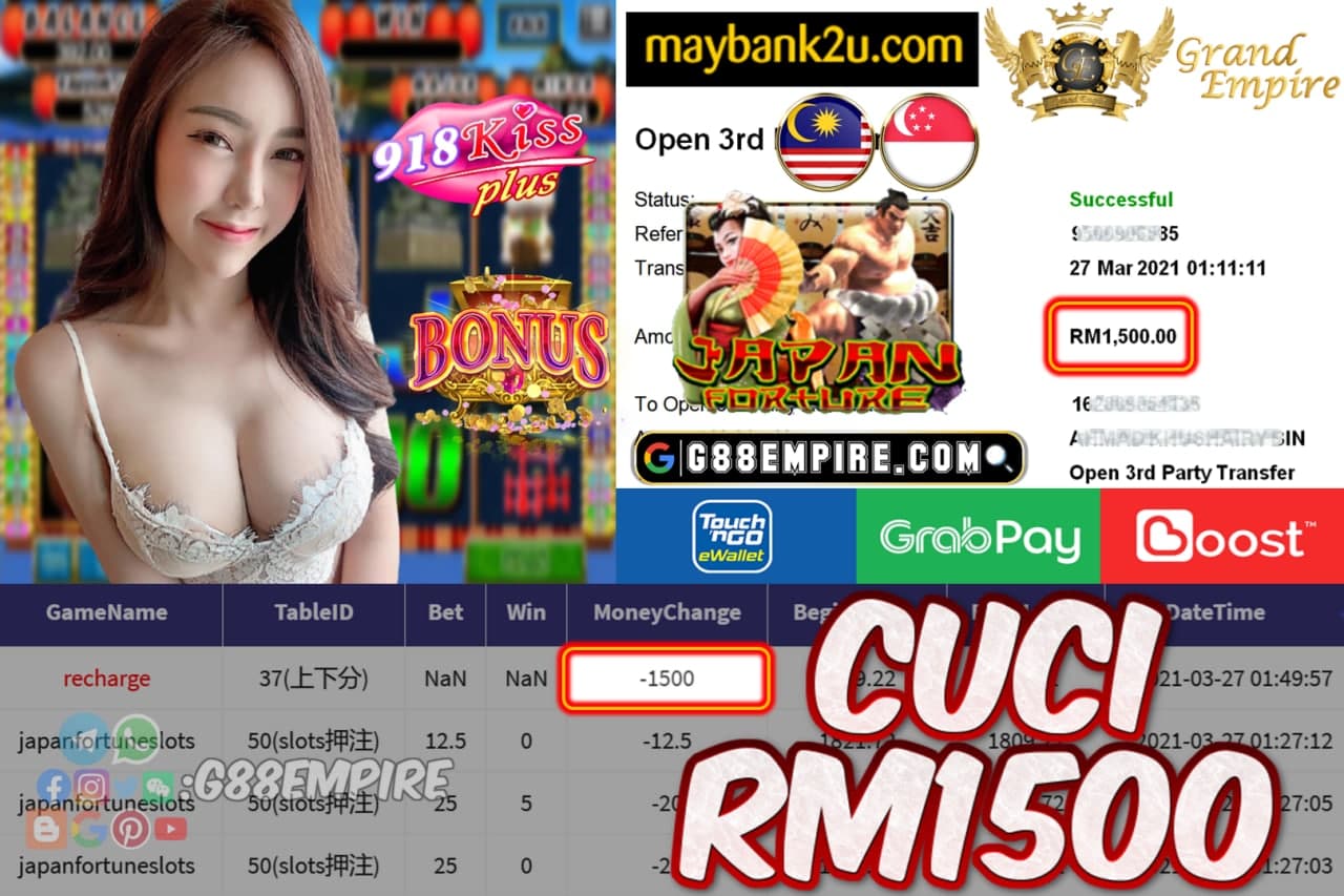 KISS PLUS - JAPAN SLOT CUCI RM1500!!!