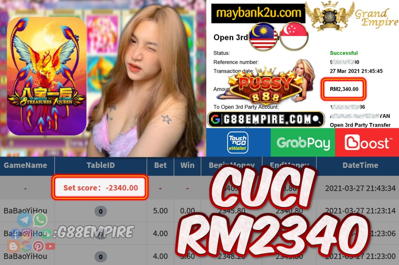 PUSSY888 - BABAOYIHOU CUCI RM2340 !!!