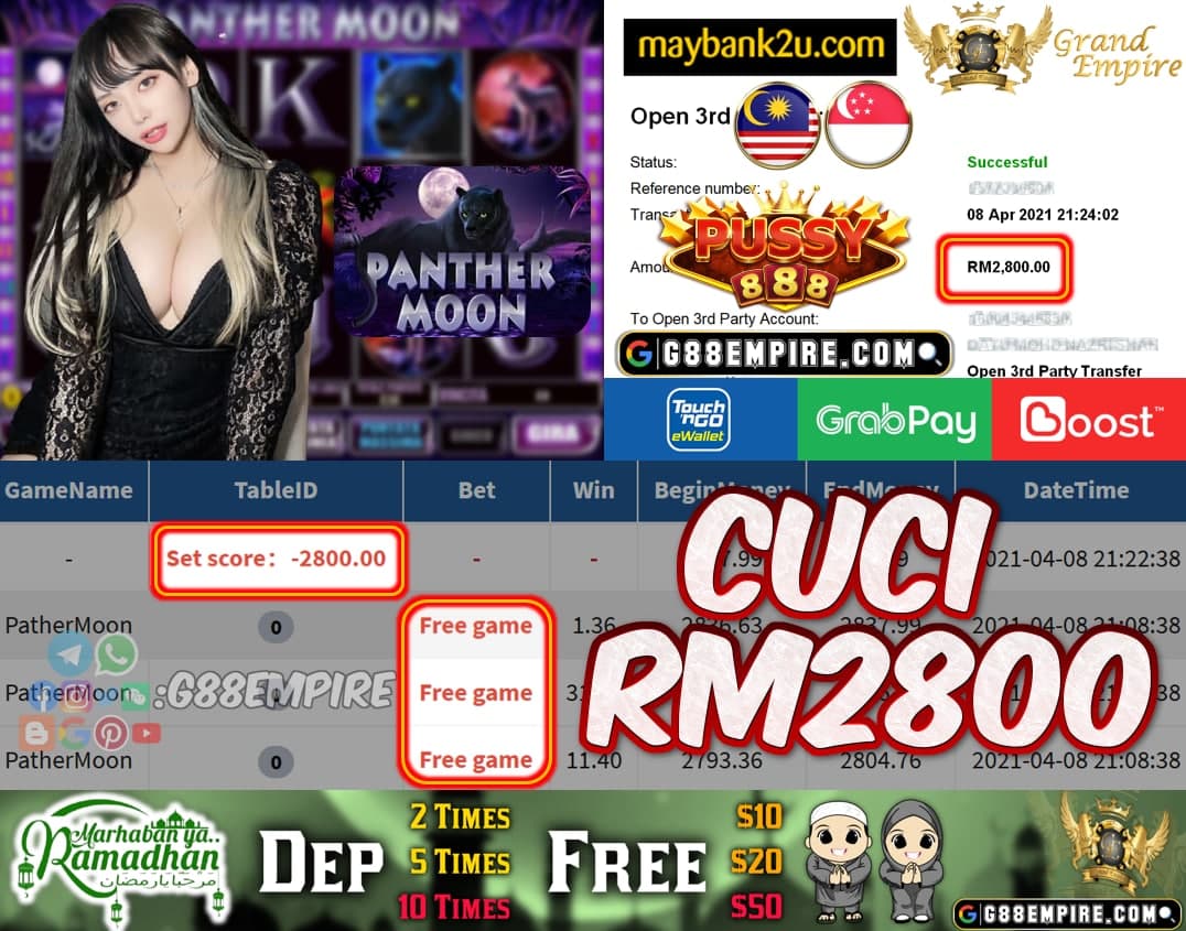PUSSY888 - PARTHERMOON CUCI RM2800!!!