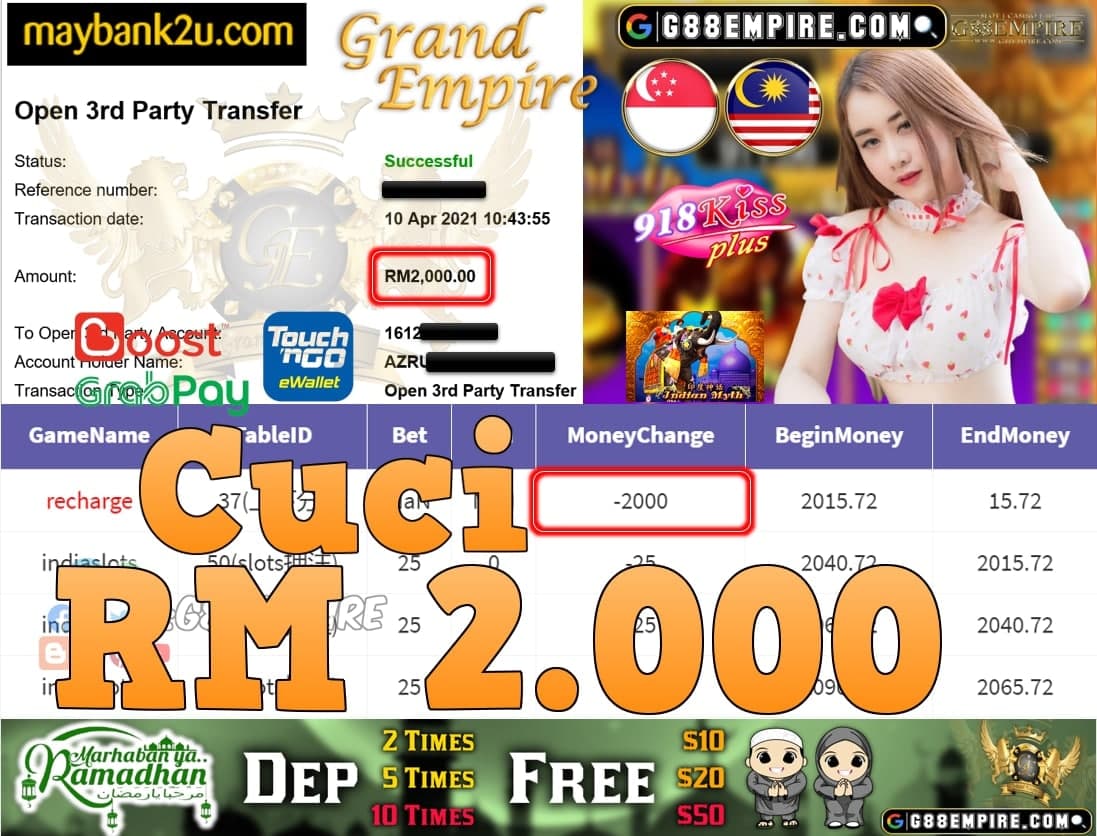 918KISSPLUS-INDIASLOTS CUCI RM2,000!!!