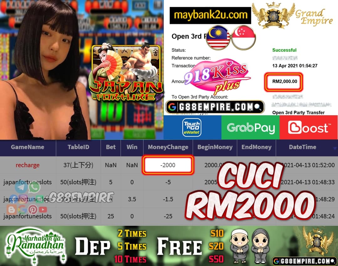 KISSPLUS - JANPANSLOT CUCI RM2000!!!