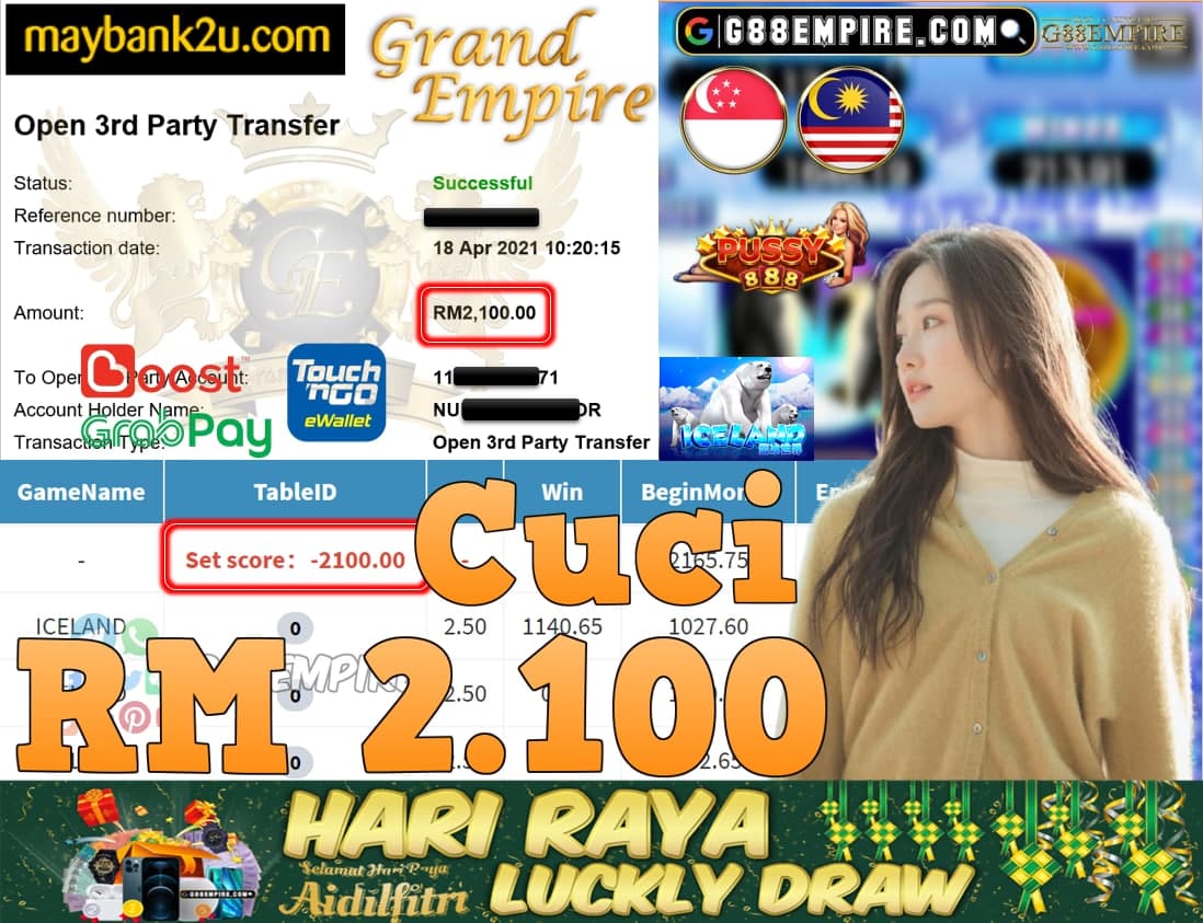 PUSSY888-ICELAND CUCI RM2,100!!!
