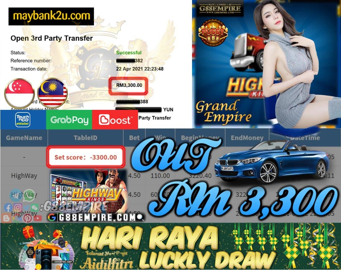 PUSSY888-HIGHWAY CUCI RM3,300!!!