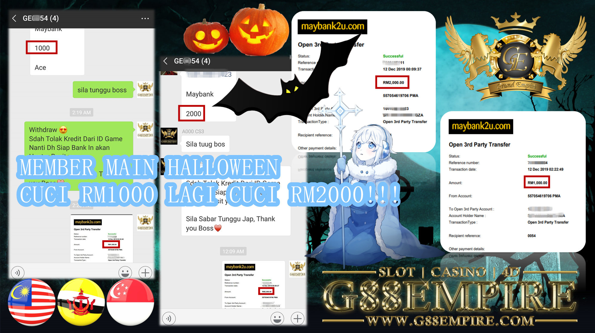 MEMBER MAIN HALLOWEEN CUCI RM3000!!!