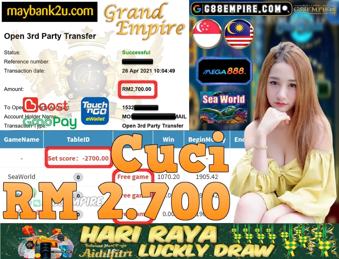 MEGA888-SEAWORLD CUCI RM2,700!!!