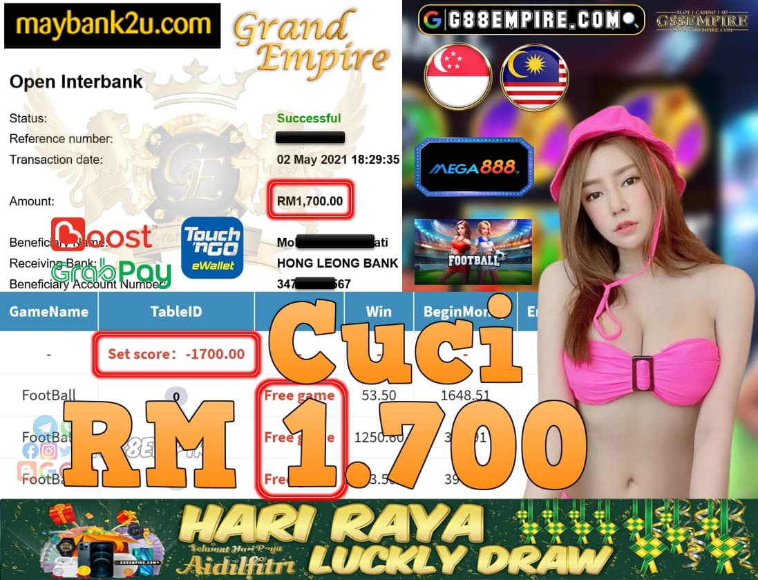 MEGA888-FOOTBALL CUCI RM1,700!!!