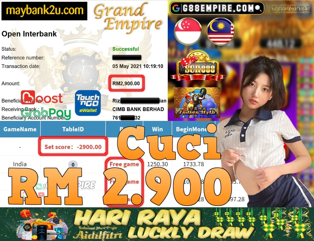 SCR888-INDIA CUCI RM2,900!!!