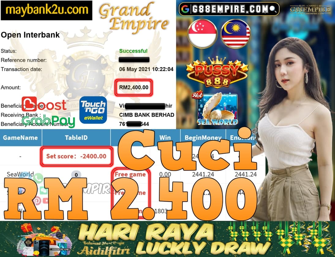 PUSSY888-SEAWORLD CUCI RM2,400!!!