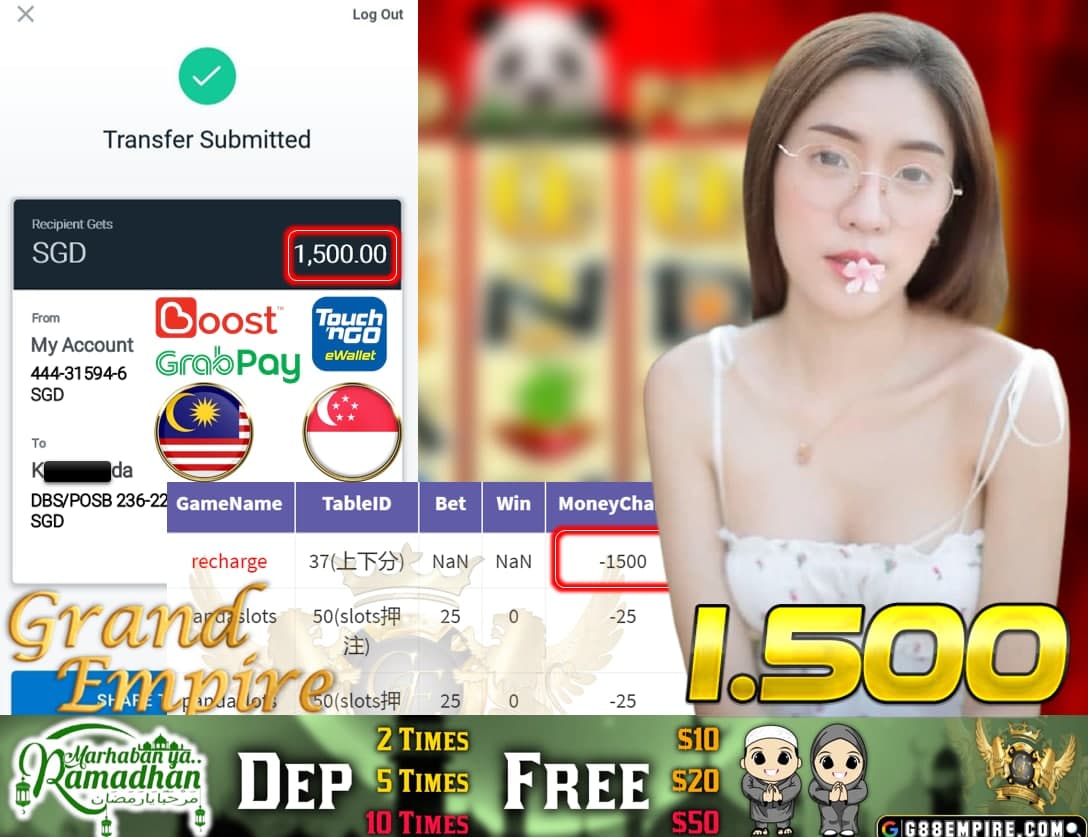 KISS+ - PANDASLOTS CASH OUT $ 1.500!!!