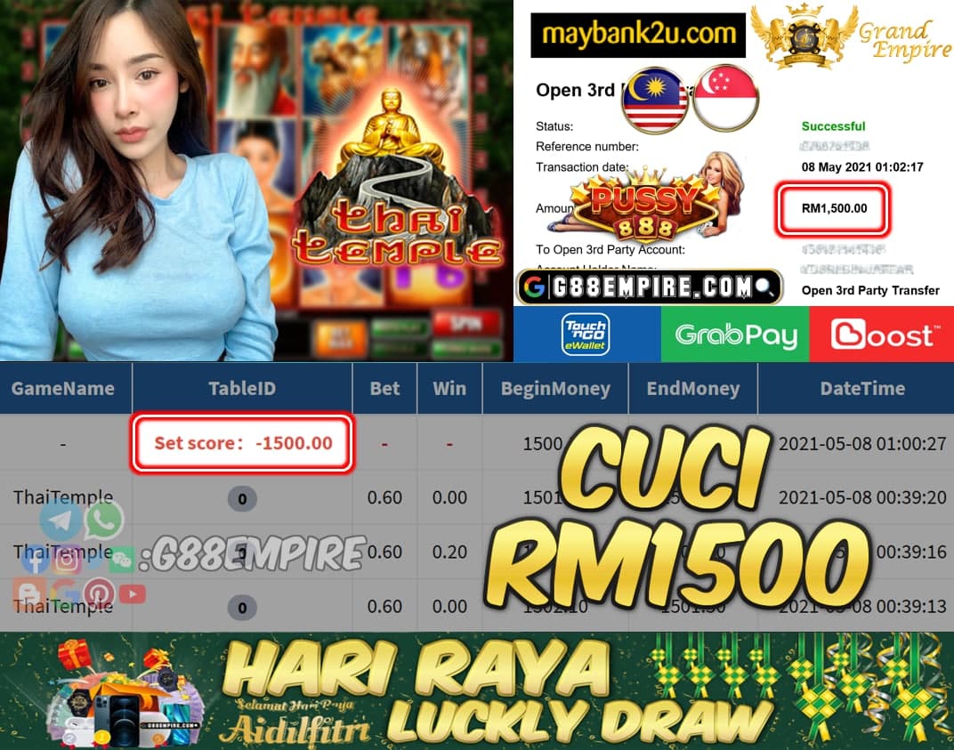 PUSSY888 - THAITEMPLE CUCI RM1500 !!!