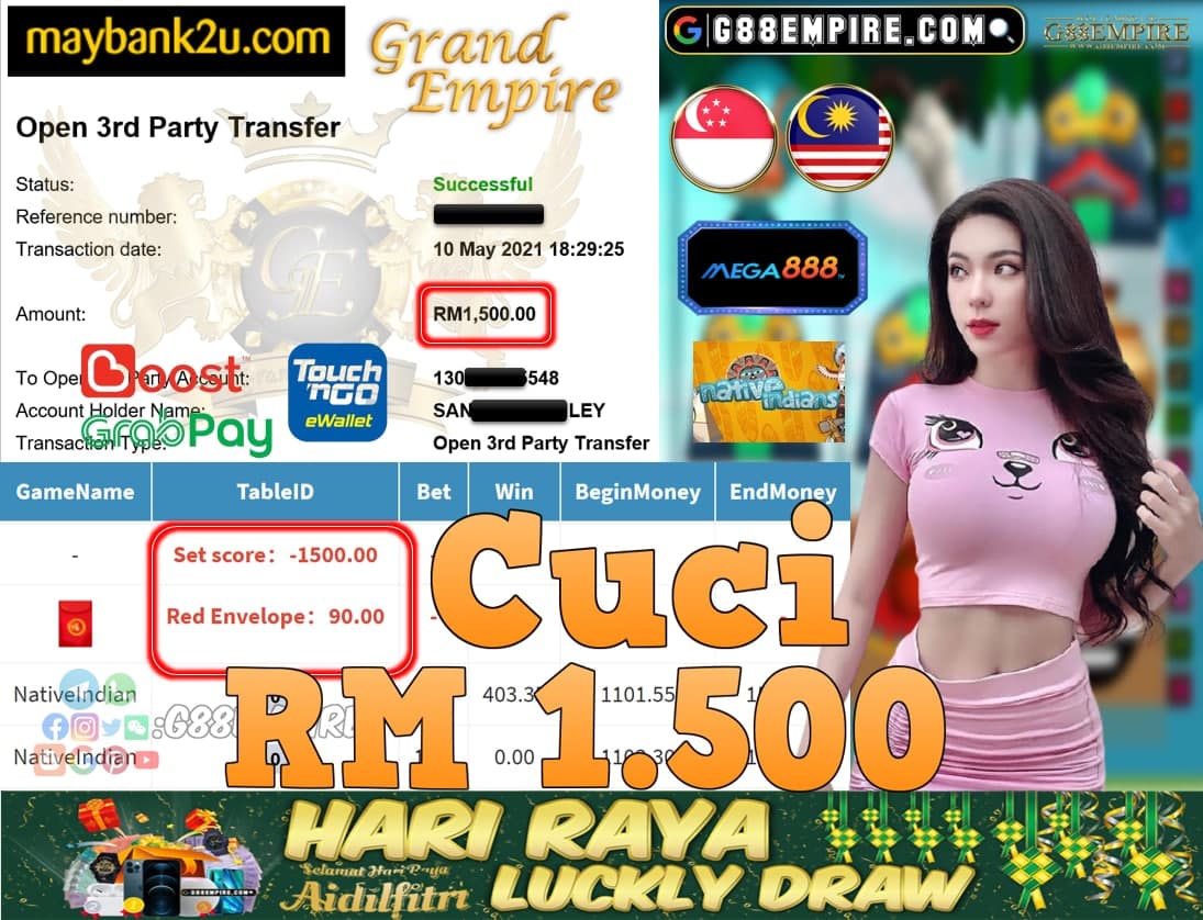 MEGA888-NATIVE INDIAN CUCI RM1,500!!!